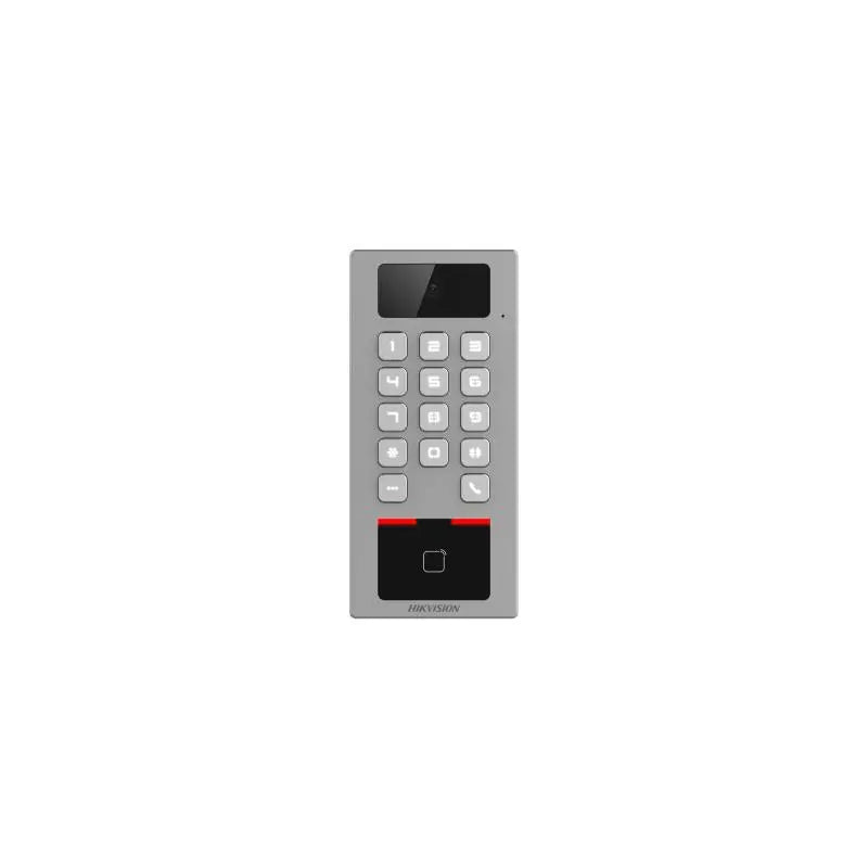 Hikvision DS-K1T502DBWX-C outdoor IP65 video access control terminal — front view