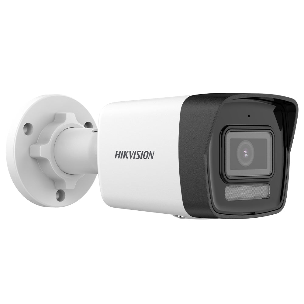 Hikvision DS-2CD1063G2-LIU 6 MP Smart Hybrid Light bullet IP camera, side and mounting detail