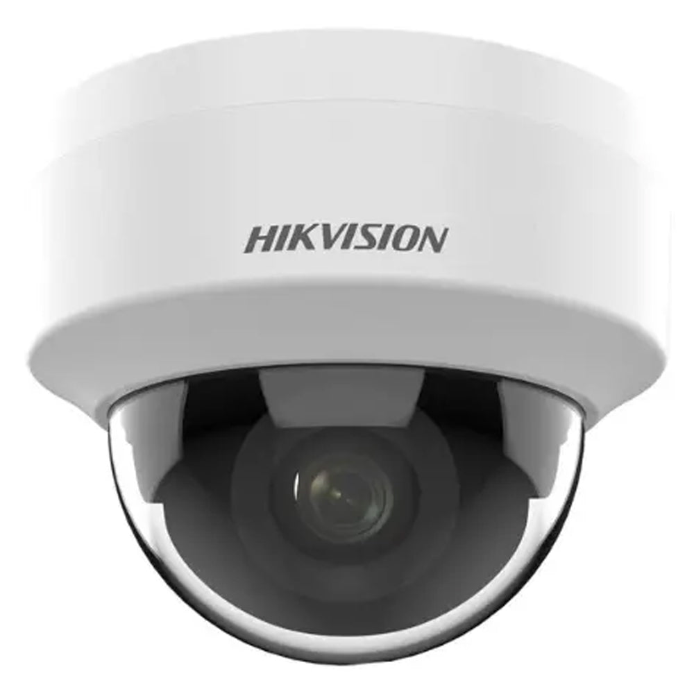 Hikvision DS-2CD1121G0-I 2 MP fixed dome IP camera, angled view
