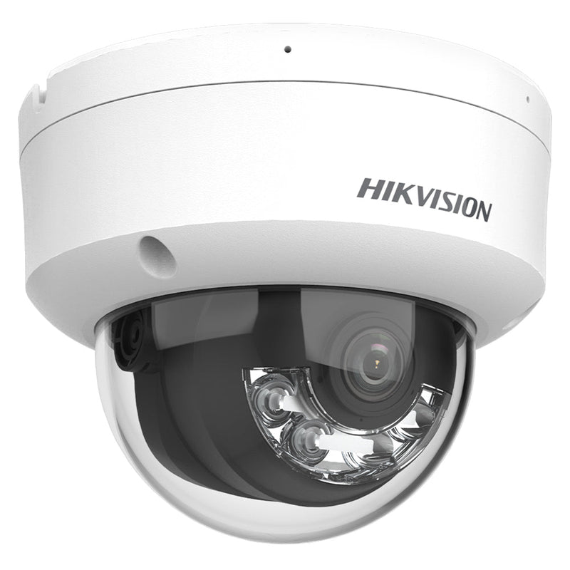 Hikvision DS-2CD1183G2-LIU 8 MP Smart Hybrid Light dome IP camera, side and mounting detail