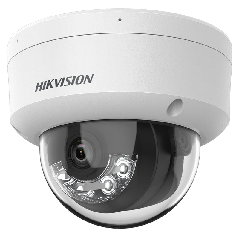 Hikvision DS-2CD1183G2-LIU 8 MP Smart Hybrid Light dome IP camera, front view