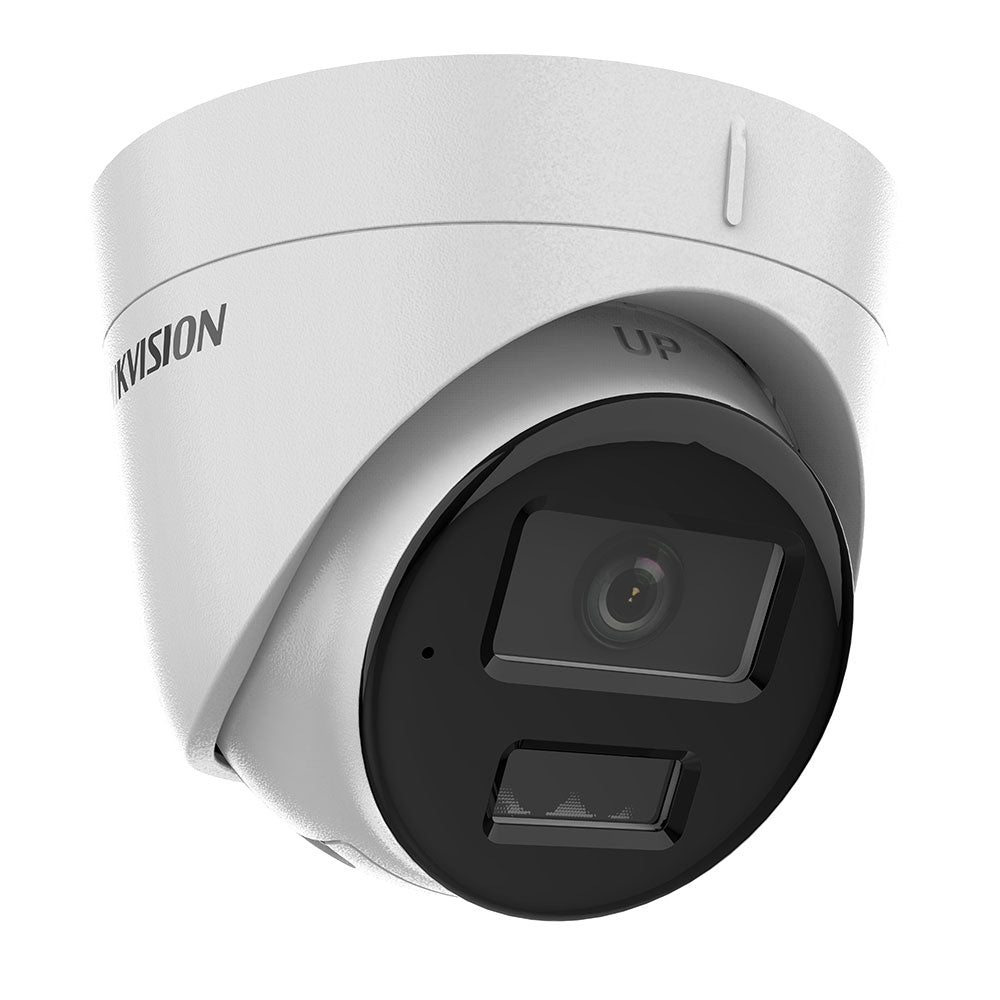 Hikvision DS-2CD1323G2-LIU 2 MP ColorVu turret IP camera, side and mounting detail