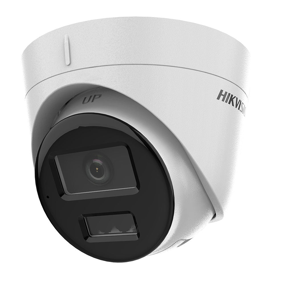 Hikvision DS-2CD1323G2-LIU 2 MP ColorVu turret IP camera, front view