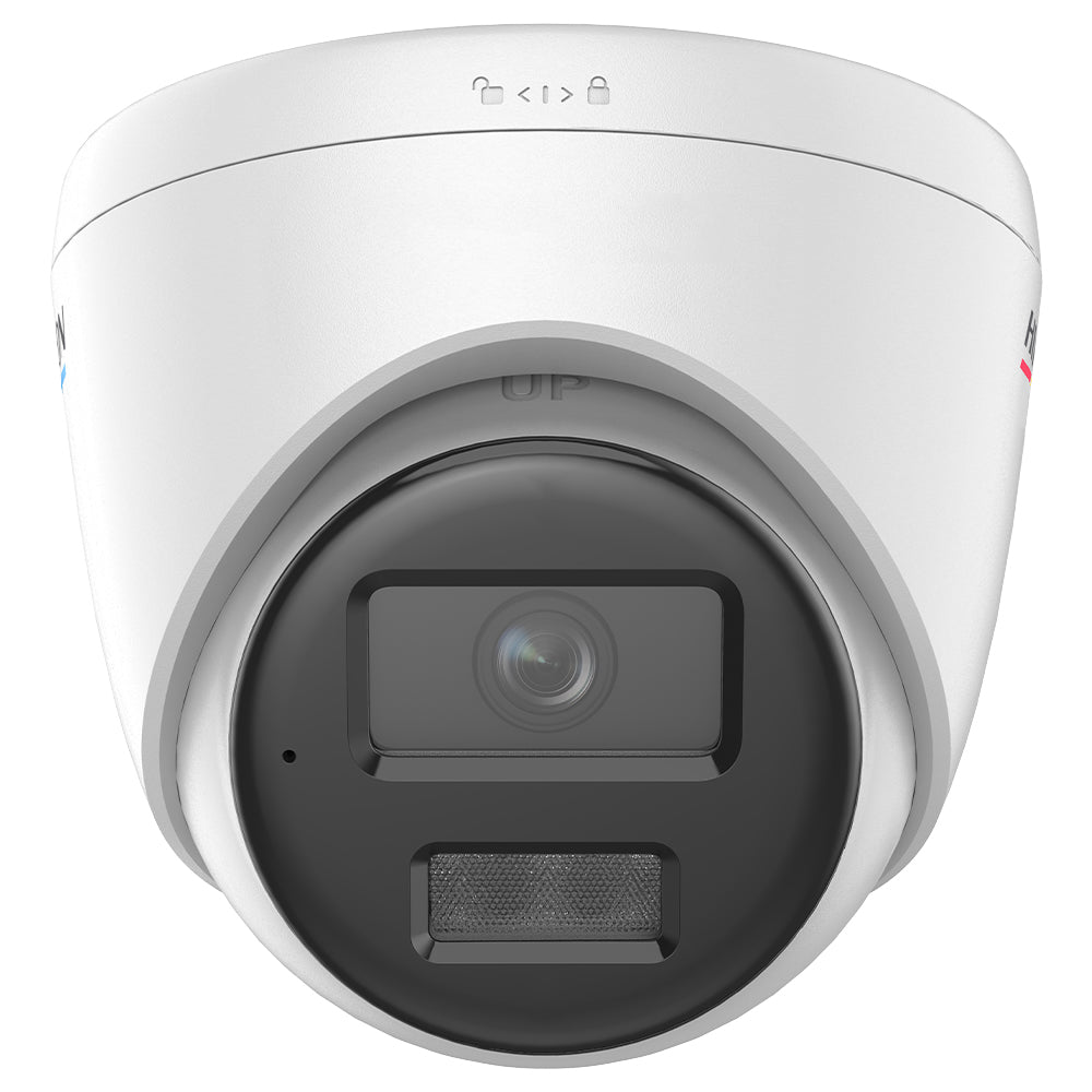 Hikvision DS-2CD1367G3-LIU/SL IP network camera, angled view