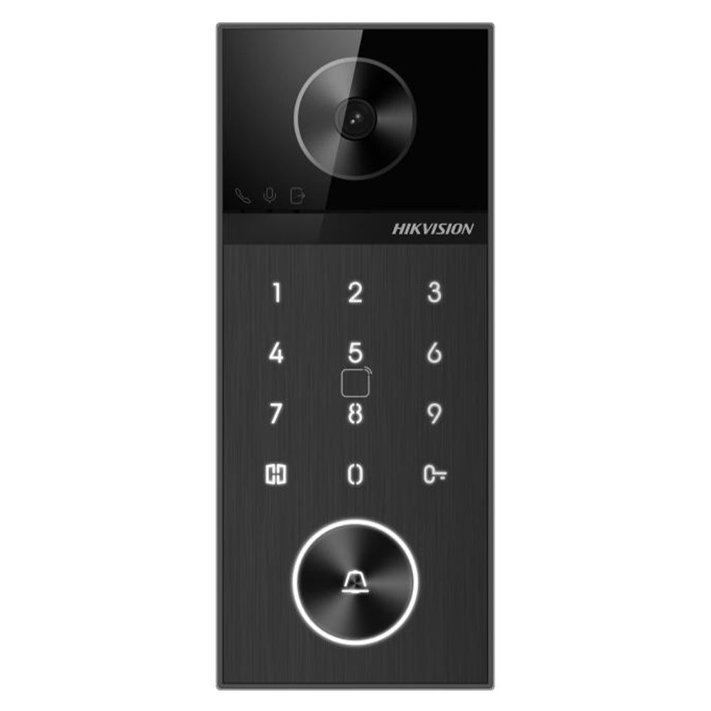 Hikvision DS-KIS612-P complete IP video intercom kit, detail view