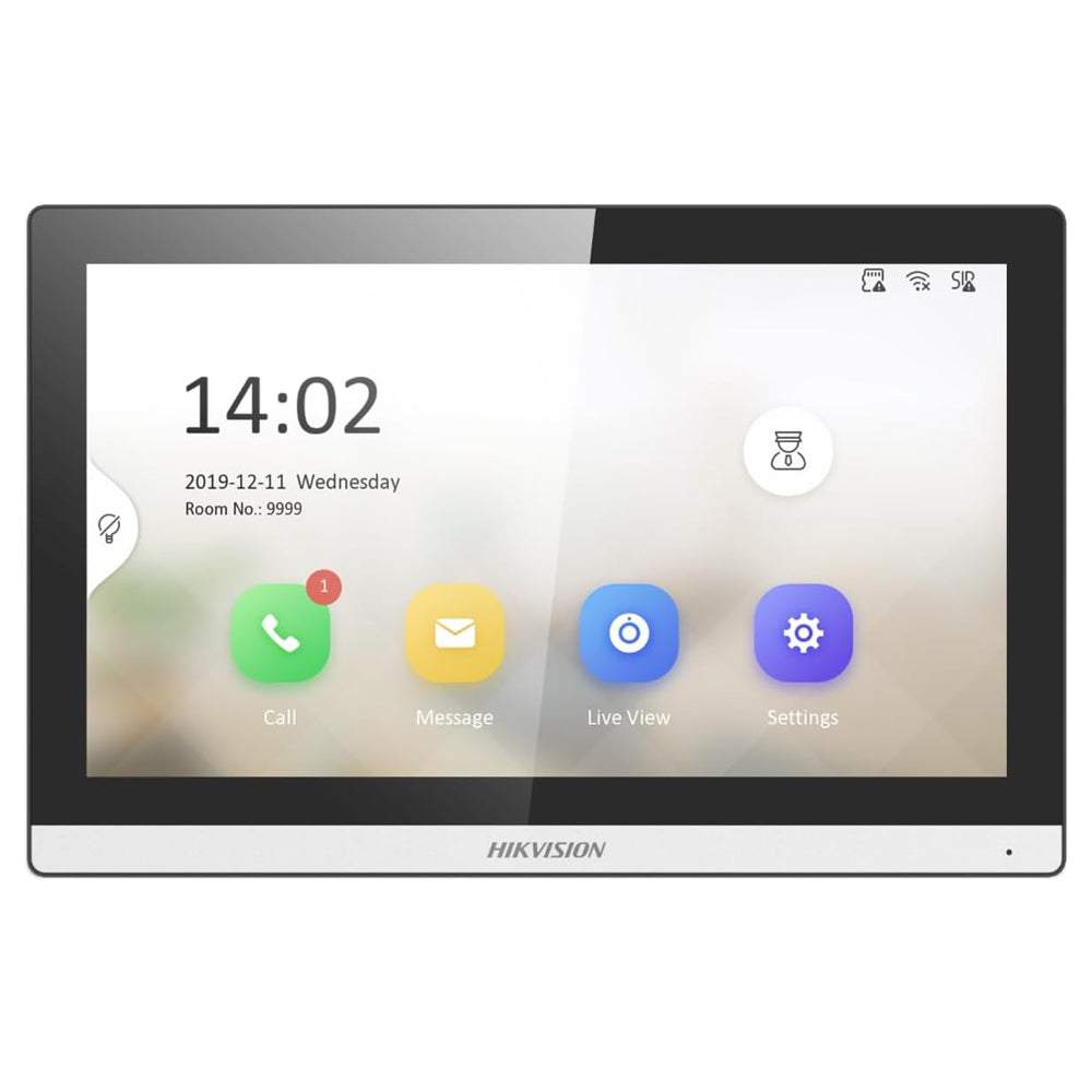 Hikvision DS-KIS612-P complete IP video intercom kit, side and mounting detail
